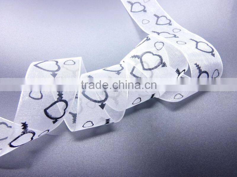 packing used printed satin ribbon sublimation ribbon