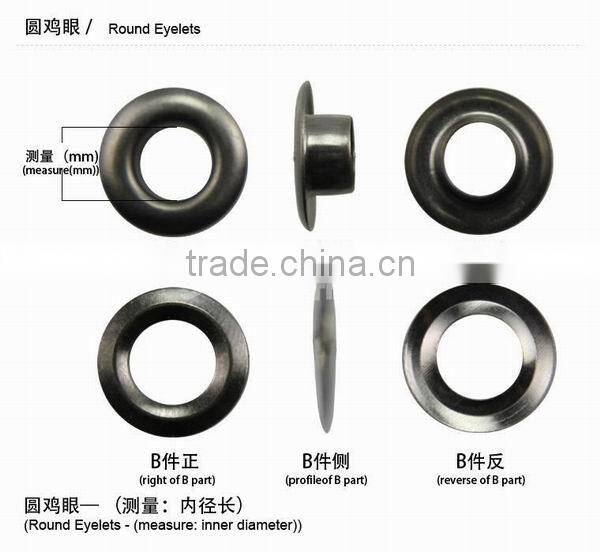 factory wholesale canvas belt with metal eyelets