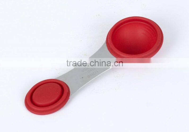 FDA silicone Stackable and Space Saving Foldable Silicone Measuring Cups Set Measuring tool