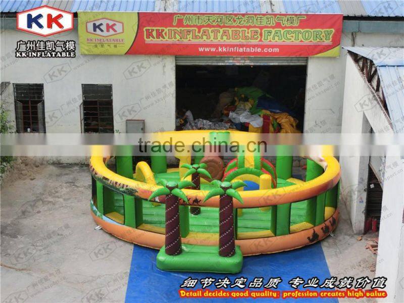 Outdoor inflatable forest jungle bouncer playground / inflatable children playground