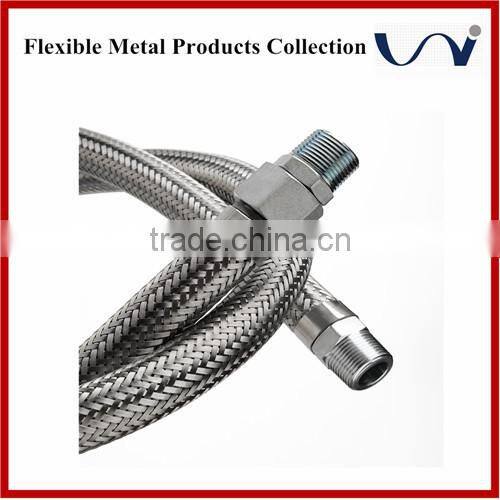 braided high temperature high pressure corrugated hose for oil filling