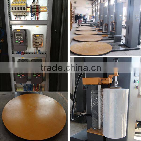Made in China Brake film carriage economic pallet wrapping machine with CE