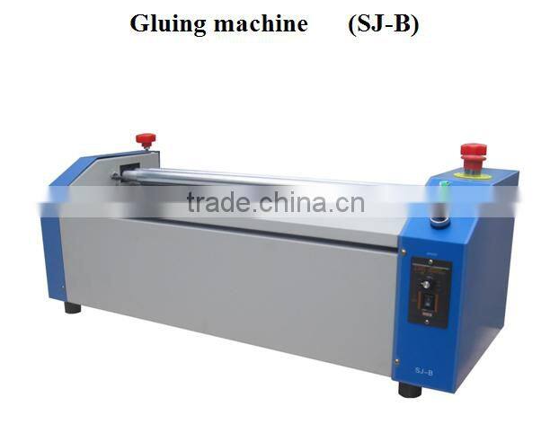 White latex manual gluing machine for cards