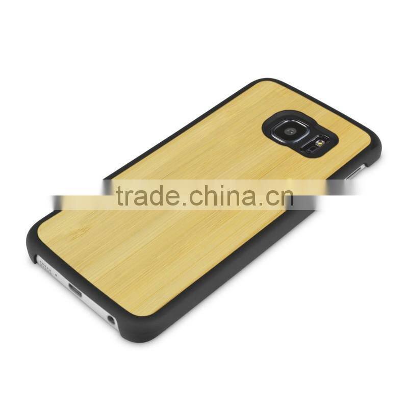 Manufacturer Price For Samsung S7 Case PC+Bamboo Wood for Samsung Galaxy S7 Case for S7 Edge