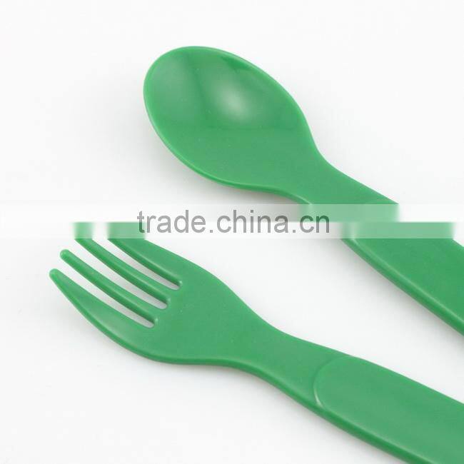 Portable plastic children camping set Plastic fork and spoon