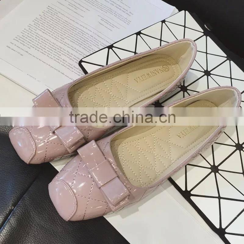 2016 most popular hot selling beautiful ladies flat shoes CP6898