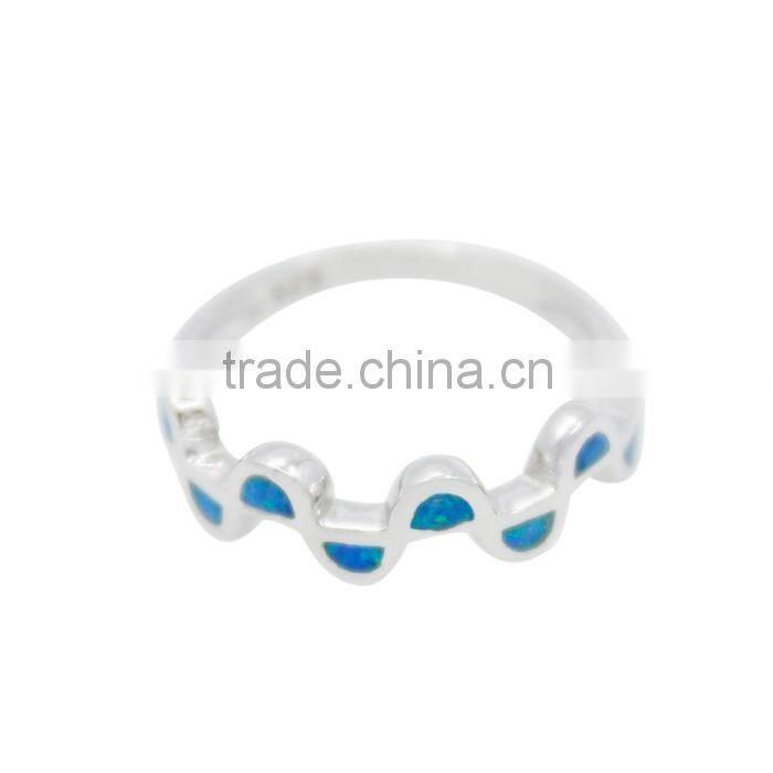new designs silver ring opal finger ring