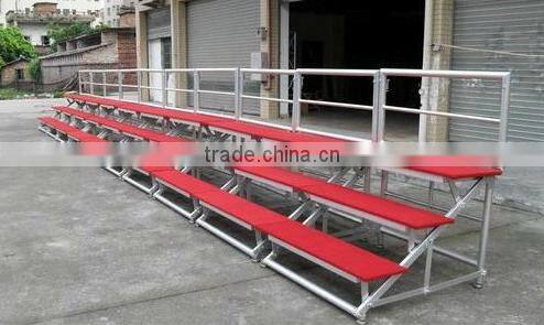 Best price aluminum stair riser/aluminium choral risers for sale