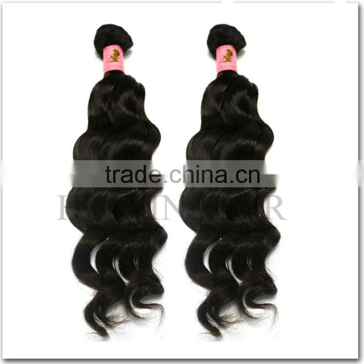 Queen Hair Products Brizilian Virgin Human Hair Extension natural wave size 10inch to 30inch available