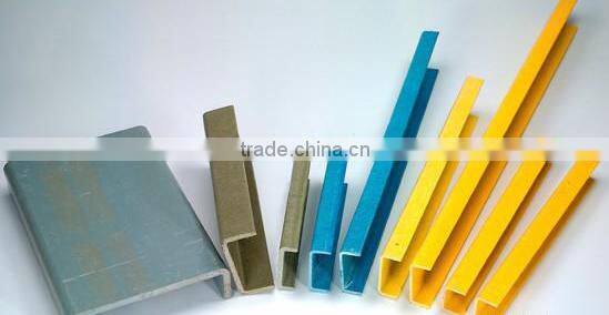 u shaped frp plastic profile for sale