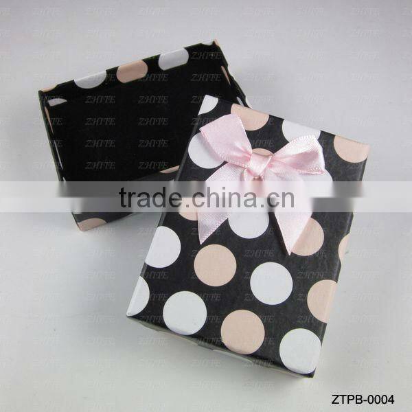 Wholesale Hot Rose Bowknot Jewlery Gift Box ZTPB-0007