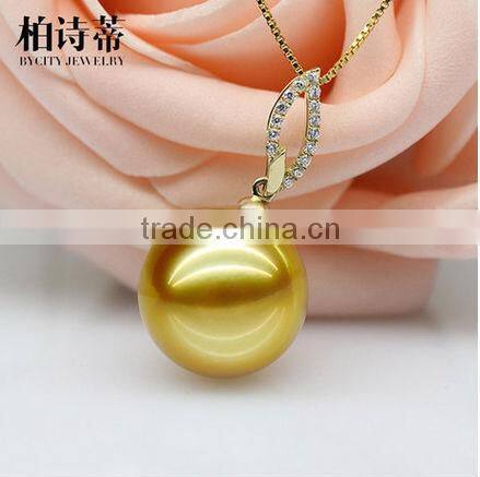 100% 18K pure yellow gold pendant