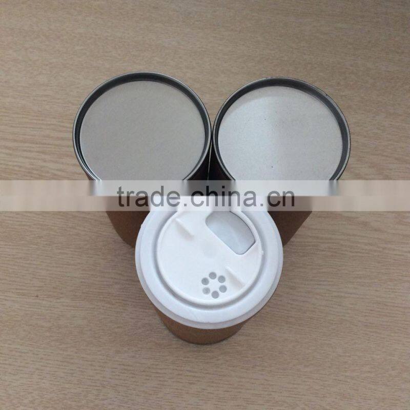 High grade powder packing paper cans