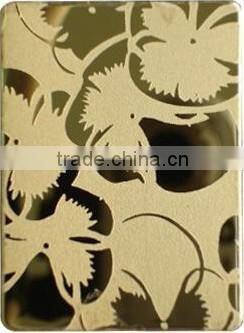 Punching Perforated Metal Sheet 300 Series Grade and Plate Type Embossed stainless steel sheet