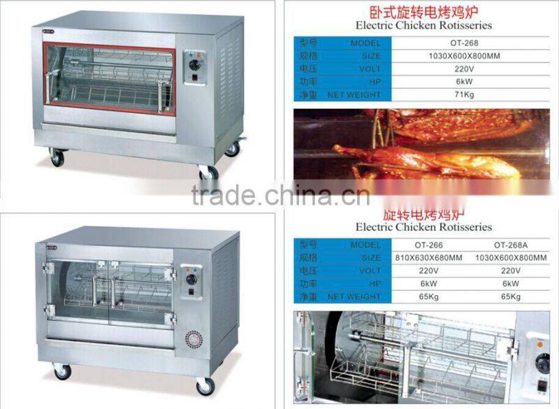 2015 new products rotary chicken grill machine/meat roaster for sale