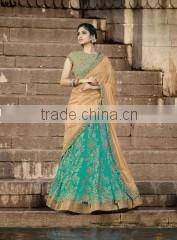 Obligingness Brown Raw Silk Lehenga Choli/indian lehenga online shopping