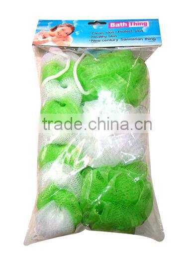 2pcs bath sponges set/2pcs bath net sponge ball set/2pcs mesh bath sponge belt set/Bath ball&bath belt set