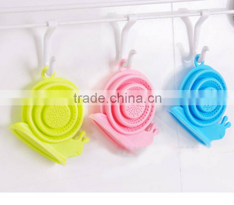 Silicone material cheap funny cartoon lovely bathroom floor drain promotional