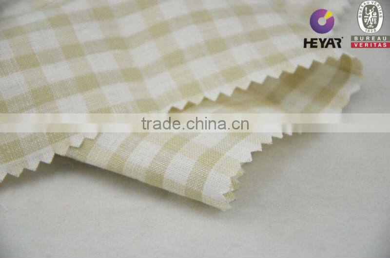 Linen Plaid Fabric