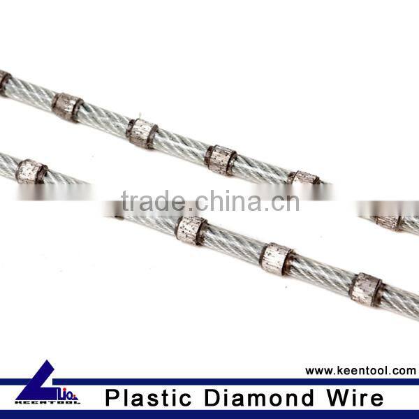 Diamond wire saw for block dressing