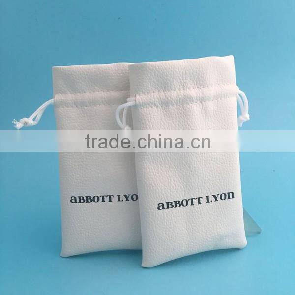 custom handmade leather bag with logo printed