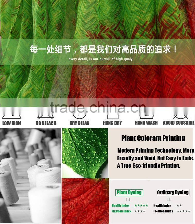 Gradient Color Simple and Fancy Voile Stoles Scarf Shawls for Women Ladies Girls All Year Applicable