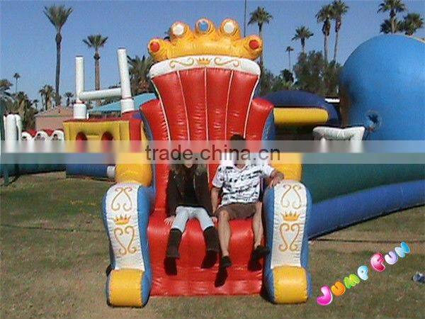 Best quality Inflatable Party Chair with PVC tarpaulin drawstring