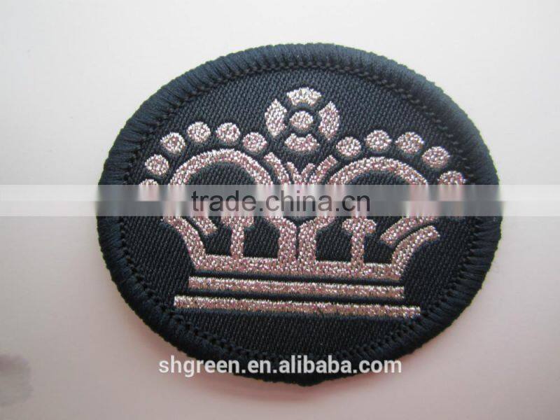 cloth badge,damask woven badge for jersey