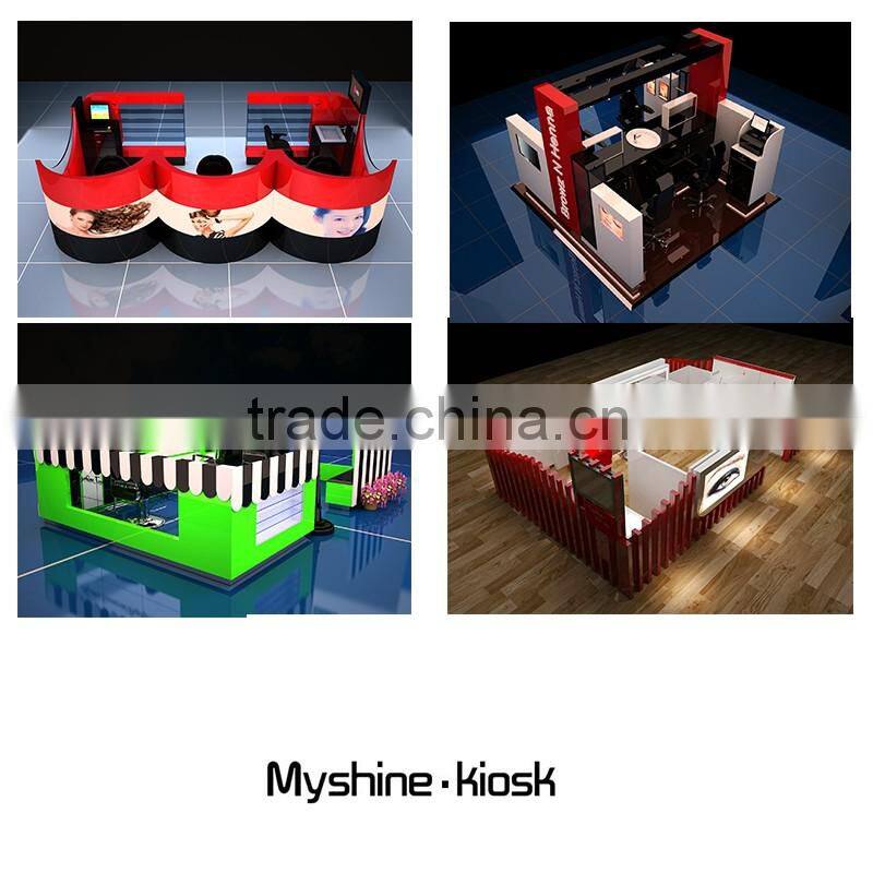 Custom Modern Baking Painted 3d eyebrow kiosk