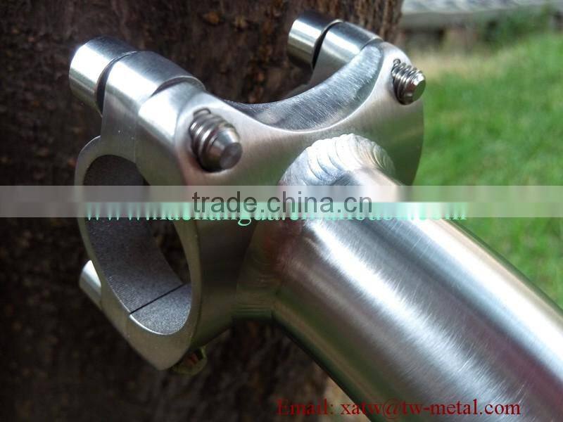 XACD made titanium bending stem Ti folding bicycle stem titanium bending stem custom