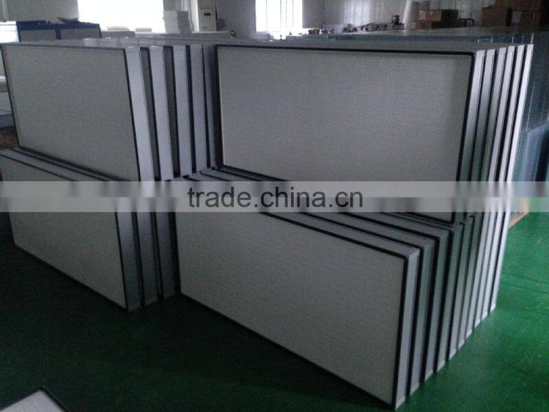 High Quality Operating Room Mini Pleat HEPA Filter H3 H14