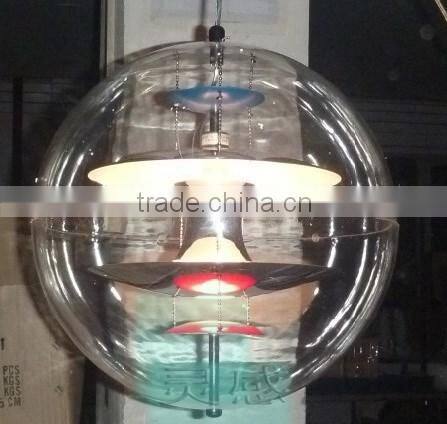Factory Wrought Premium Verner Panton Pendant Lamp Modern Globe Glass Hanging Lamp
