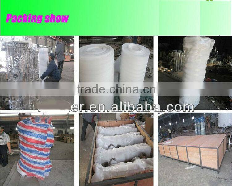 Stainless Steel Multi Bag Liquid Filter for water filtration system plant