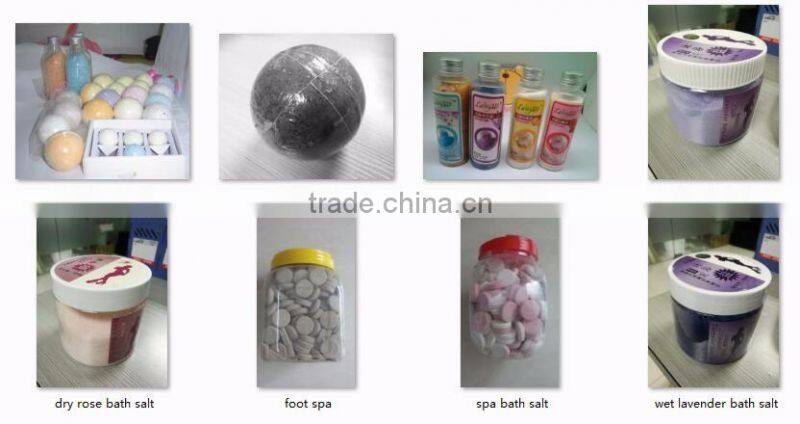 Rose Bath Salt, natural deep sea mineral salt, body scrub for exfoliator