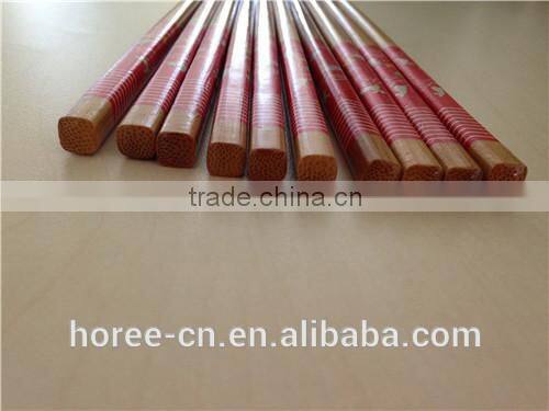 22.5 CM long SGS certified healthy food grade bamboo wooden painted chopsticks