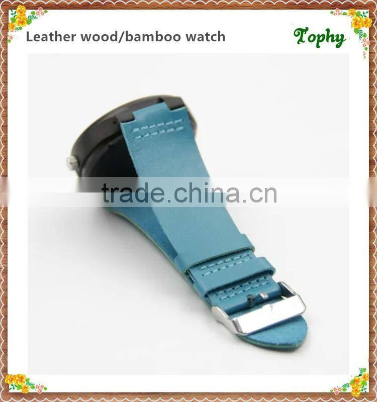 Manufacture customized handmad nature wood watch , Sandalwood wooden wrist watch