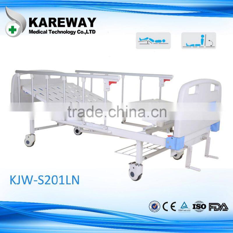 2 crank ce metal double crank manual medical beds