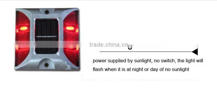 Aluminum Solar Powered Cats Eyes,Reflective Road Stud