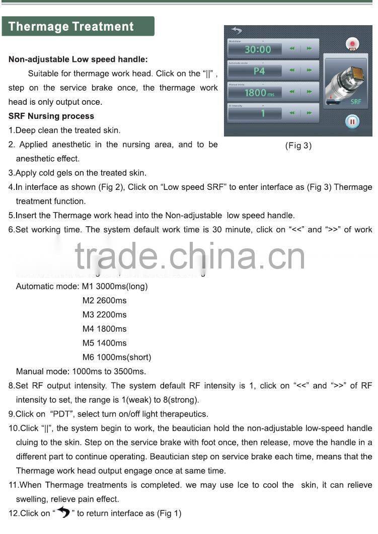 luxury wrinkle removal fractional rf laser/fractional rf microneedle