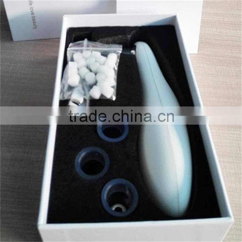 Portable home use micro crystal blackhead removal facial suction beauty vacuum machine blackhead remover tool