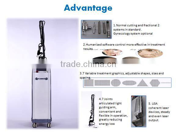 GGLT RF tube CO2 fractional laser vaginal tightening Skin rejuvenation machine price
