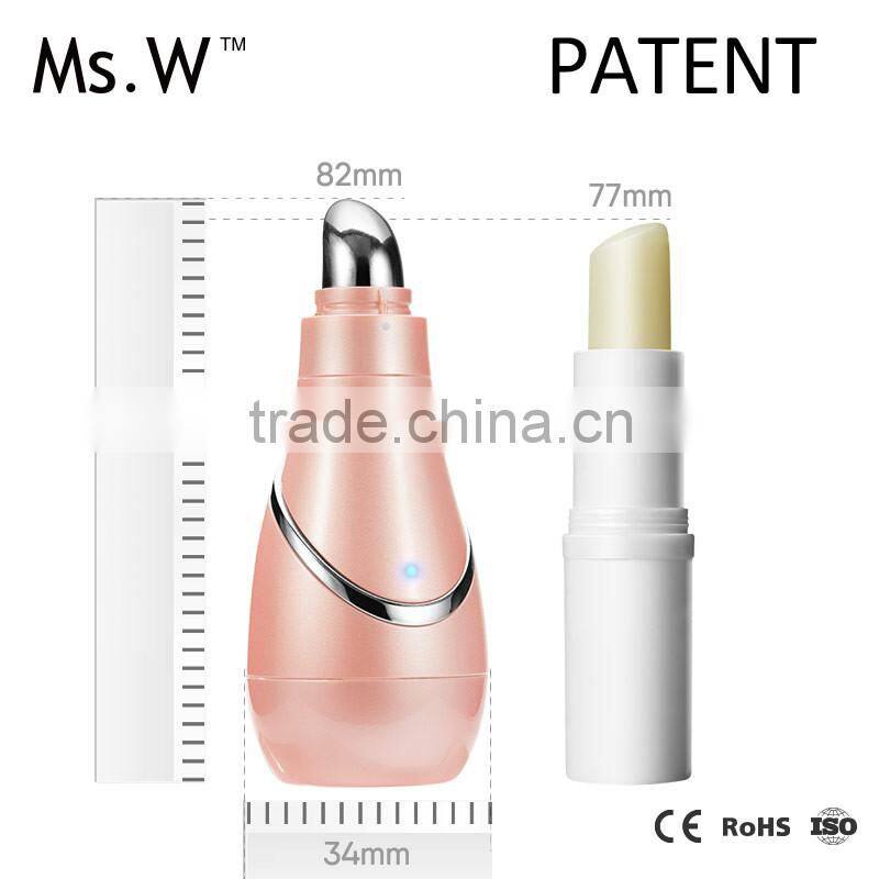 High Quality Ultrasonic ionic lip massager, Mini Home Use Electric Vibrator Lip Care Pen