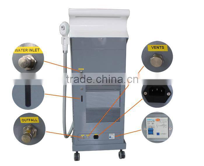2016 high power effective laser 808nm hair removal machine laser removal