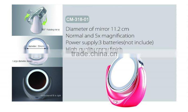 2015 Super Quality portable Stand Desktop Mirror hot selling