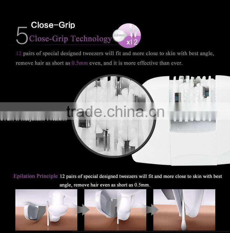 3 Heads Electric Lady Epilator Shaver