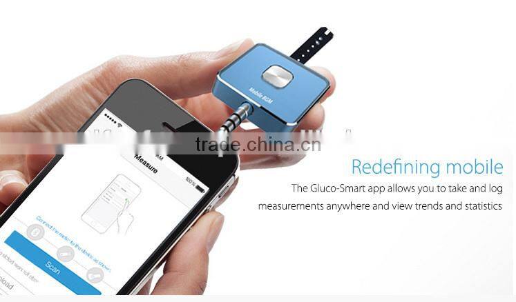 Glucose Meter, The Gluco Smart App Allows You To Take and Log Measurements Anywhere, SIFGLUCO-1.2