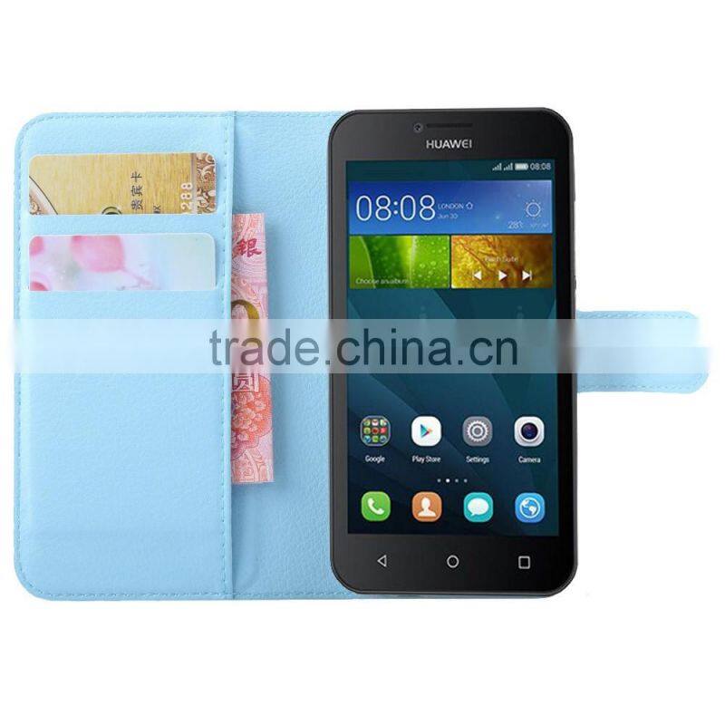CHEAP COW SKIN TEXTURE Soft Wallet Case Stand PU Leather Case For HUAWEI Y5 Y560 FLIP LEATHER CREDIT CARD CASE