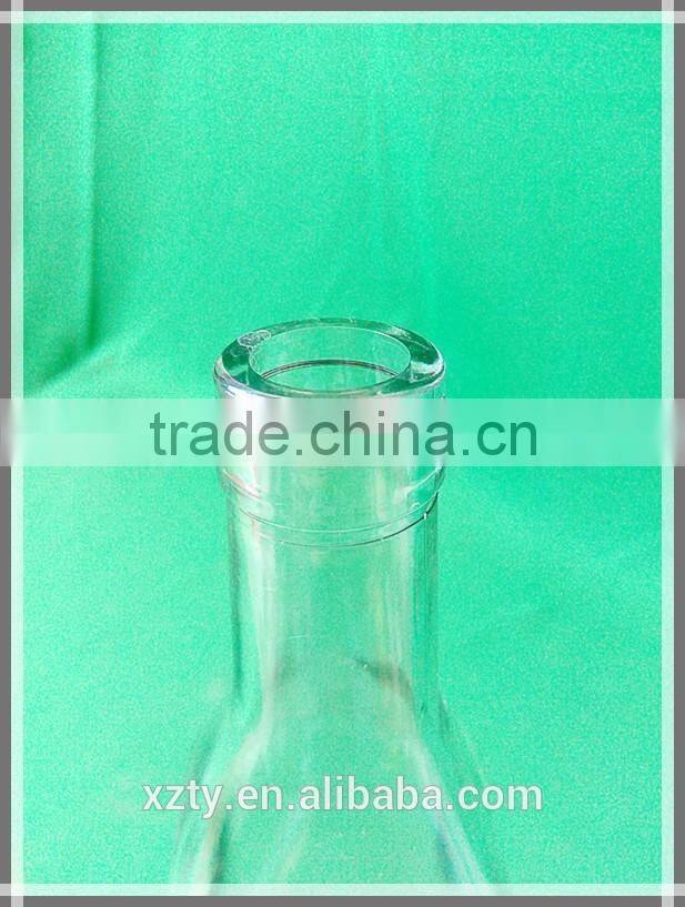 515 ml square glass bottle with stopper for vinegar or sauce