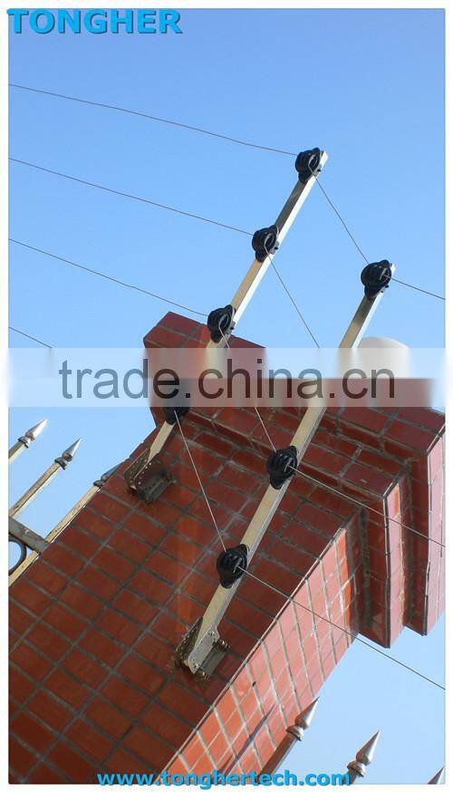 High quality double galvanization iron steel metal pole for electric fence system