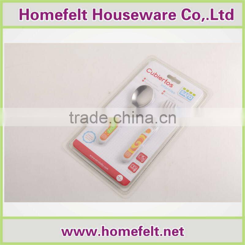 High quality Plastic baby cutlery